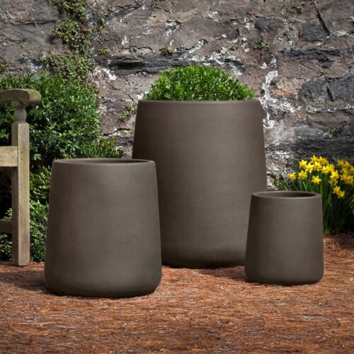 Berwyn Planter (terracotta In Peat) contemporary, terracotta, terra cotta, garden, planter