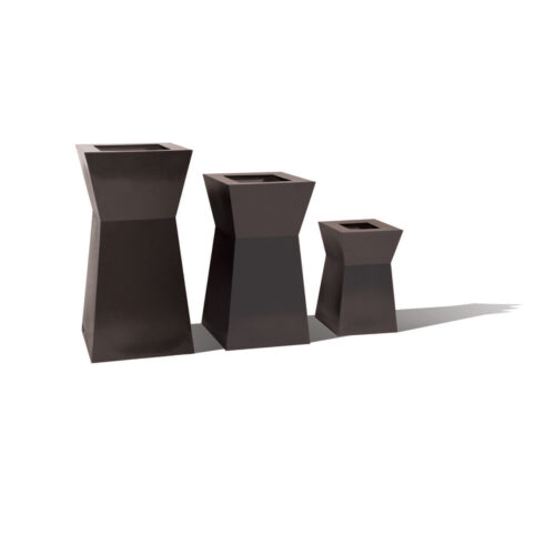 Pawn Planters Material: Aluminum Finish: Pc Rust pawn garden planter garden decor garden planters