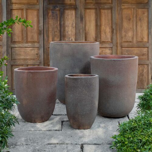 Dalat Planter (terracotta In Sandblasted) contemporary, terracotta, terra cotta, garden, planter