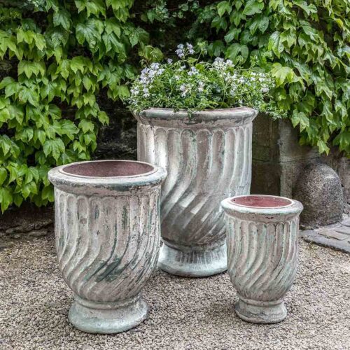 Pincio Urn (terracotta In Antico Vicolo Terra Glaze) contemporary, terracotta, terra cotta, garden, planter