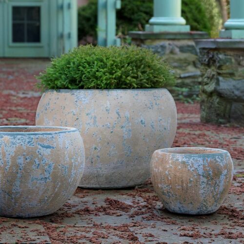 Coronado Planter Set (terracotta In Vicolo Como) contemporary, terracotta, terra cotta, garden, planter