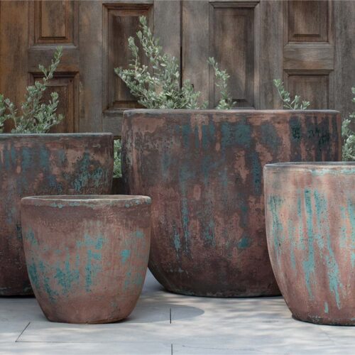 Mendocino Planter (terracotta In Vicolo Rustico) contemporary, terracotta, terra cotta, garden, planter