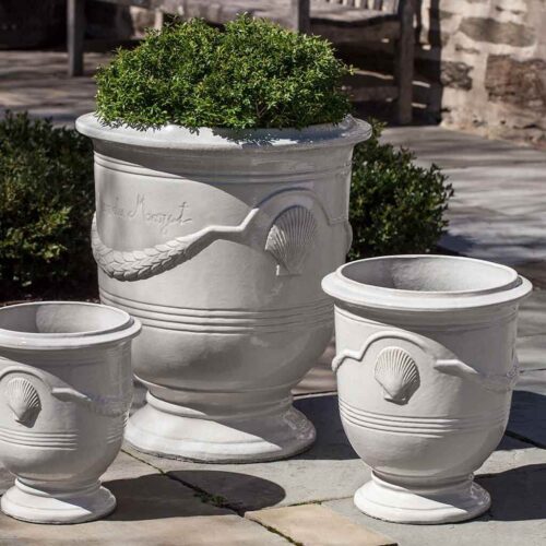 Cote D'azur Urn (terracotta In Antique Cream)