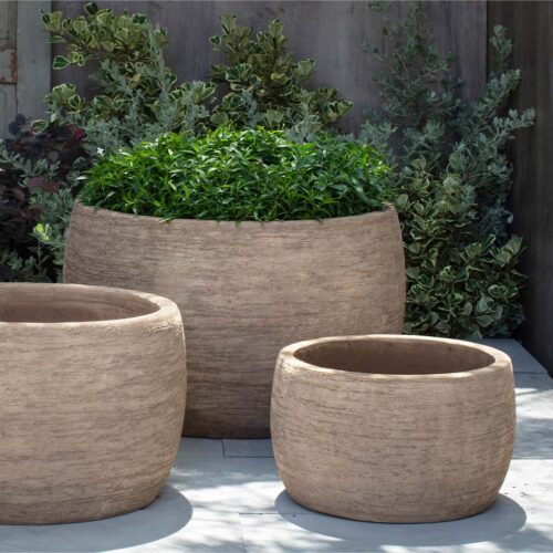 Denali Low Planter (terracotta In Brown Terra Cotta) contemporary, terracotta, terra cotta, garden, planter