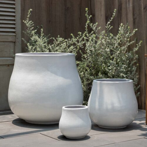 Nimbus Planter (terracotta In Antique White) contemporary, terracotta, terra cotta, garden, planter