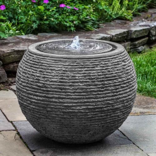 Sonora Large Fountain 93 304 8201 (fiber Cement In Stone Ledge) contemporary, water feature