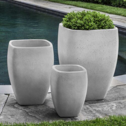 Cedros Planter Material: Fiber Cement Finish: Playa Blanca