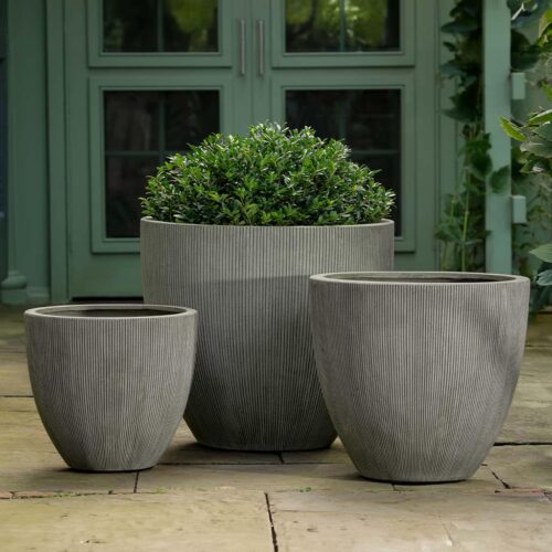 Airy Planters (fiberglass In Ash Grey Lite)
