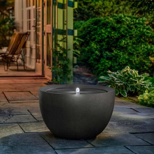 Tucson Fountain (fiberglass In Charcoal)