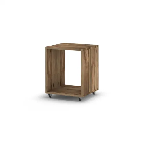 Aik20 F36 Aiko Rolling Table S, Drift Look Teak Original Finish