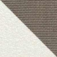 Aluminum White, Cushion Sunbrella Canvas Taupe