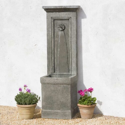 Auberge Fountain Material: Cast Stone Finish: Alpine Stone auberge fountain garden decor fountains