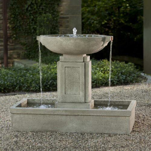 Austin Fountain Material: Cast Stone Finish: Alpine Stone