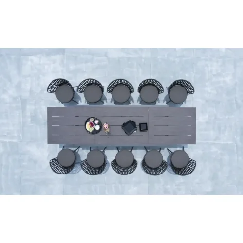 Baia Extension Table & Daisy Rae Dining Chair Legs 10