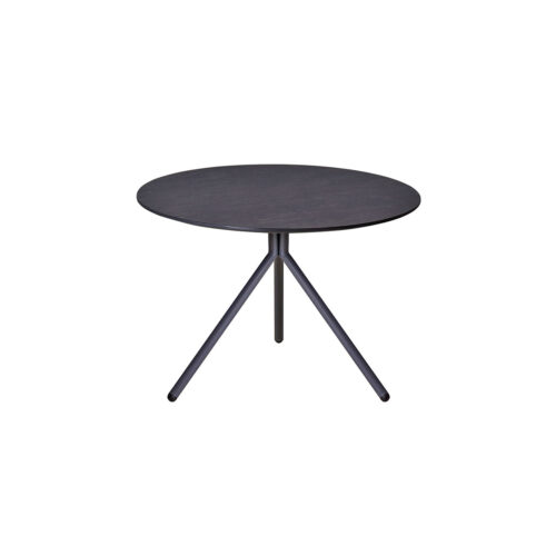 Bono Low Table Powder Coated Aluminum (black), Hpl Top (slate)