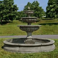 Basin Fountains (3) Basin Fountains (3) cast stone fountains