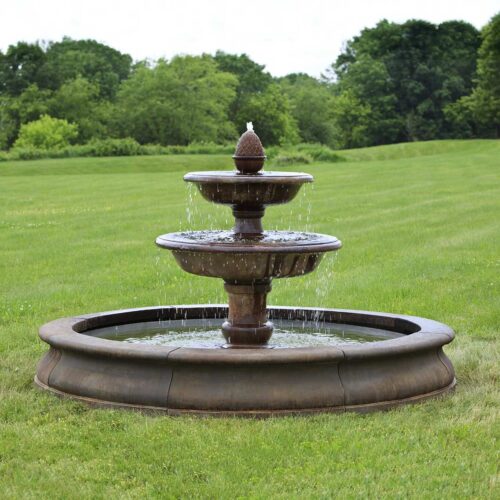 Beaufort Fountain Material: Cast Stone Finish: Pietra Nuova