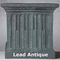 Cast Stone Finish-Lead Antique Cast Stone Finish Lead Antique
