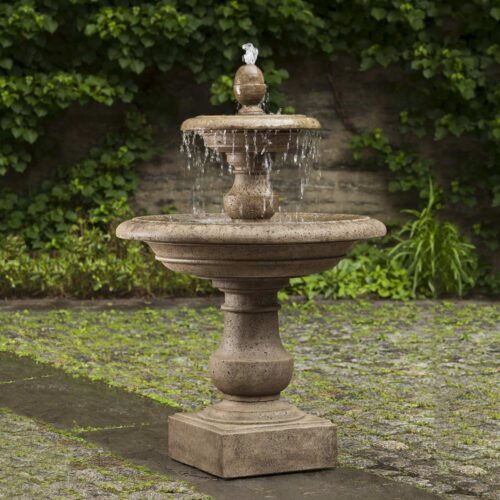 Caterina Fountain Material: Cast Stone Finish: Brownstone