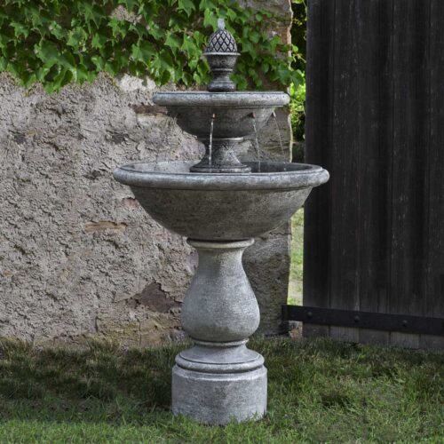 Charente Fountain (ft 279) Material: Cast Stone Finish: Alpine Stone