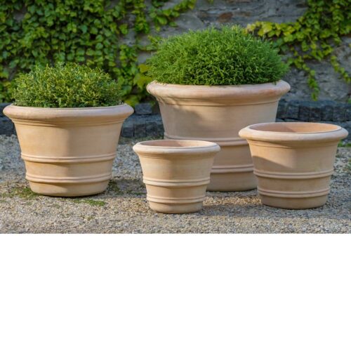 11 5", 14 75", 18 25", & 20 5" Diameter Classic Double Rolled Rim Planters (terracotta, Sold Individually)