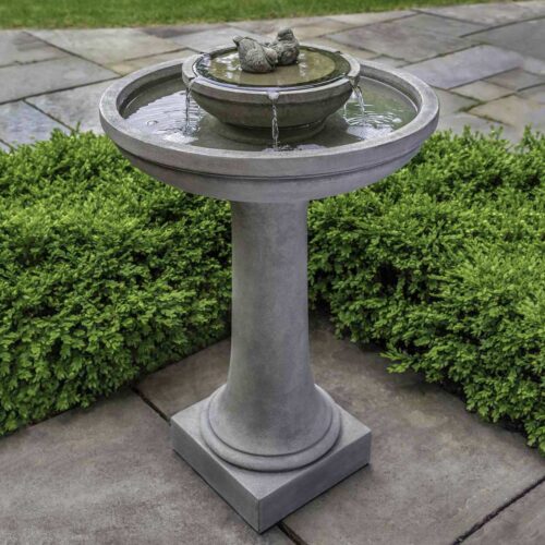 Dolce Nido Fountain (cast Stone In Alpine Stone Finish)