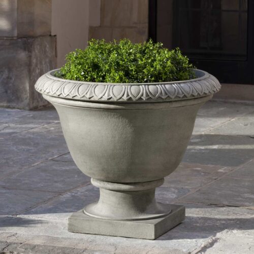 Easton Urn (cast Stone In Greystone Finish)