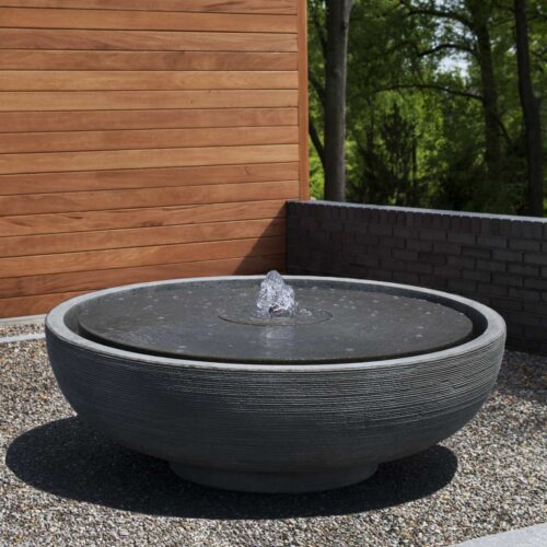 Large Girona Fountain 48"dia X 17"h (ft 302) Material: Cast Stone Finish: Alpine Stone