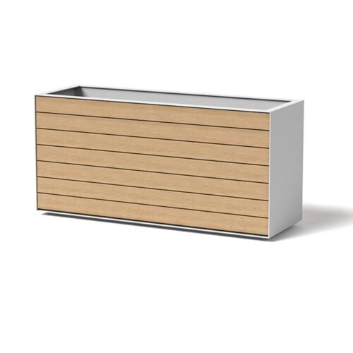 Facade Rectangle (oak) A6026 Satin White