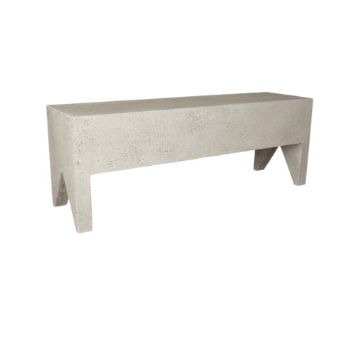 Farm Bench 50in (fiberglass Resin And Aggregate In Natural Stone Finish)