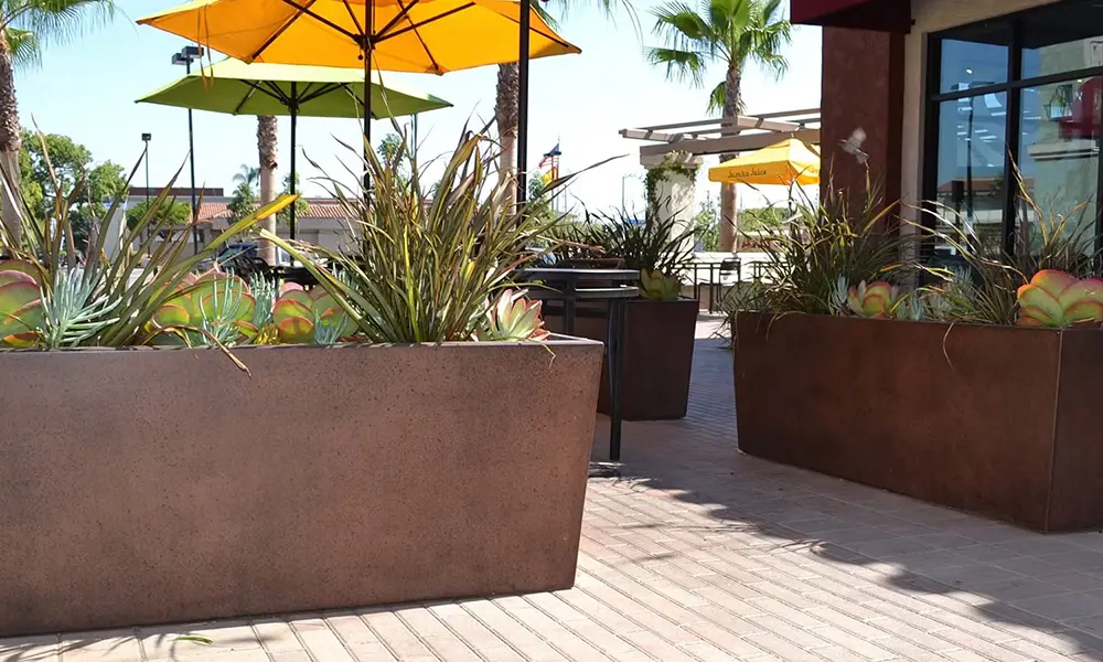 Geo Rectangle Planter GFRC