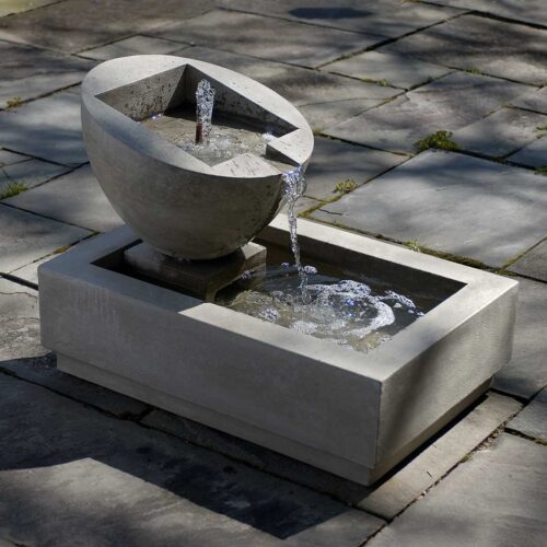 Genesis Ii Fountain (ft 73) Material: Cast Stone Finish: Verde genesis ii fountain unique garden decor fountains