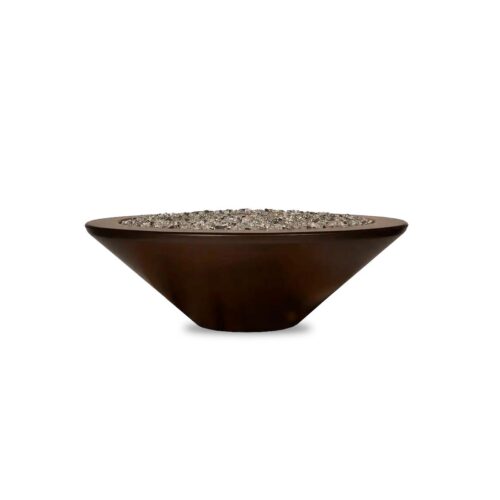 Geo Round Fire Pit Material : Gfrc geo fire pit gfrc round tapered modern usa