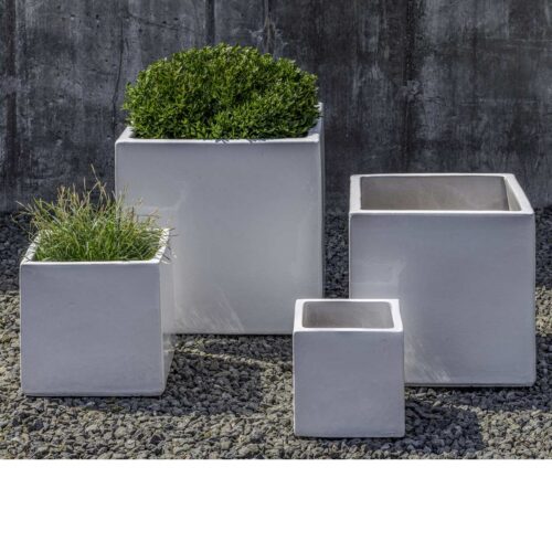 Hancock Planters (terracotta In White Glaze)