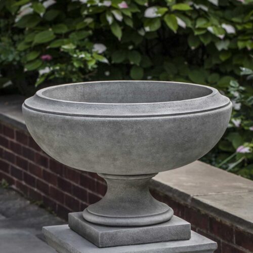 Jensen Urn (cast Stone In Alpine Stone Finish) cast stone, garden, traditional, planter, urn