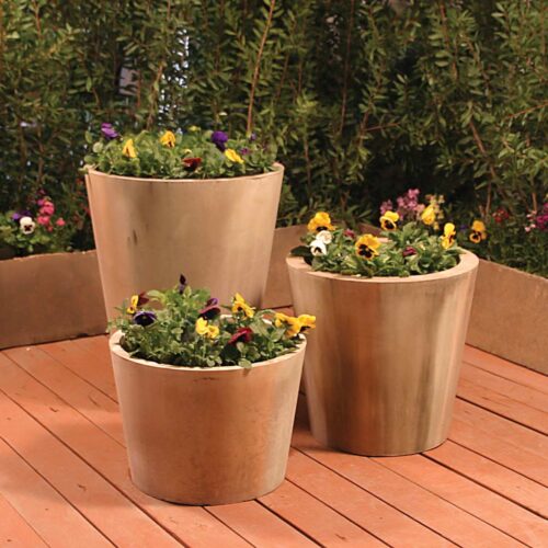 Jug Planters Material: Gfrc Finish: Sierra jug garden planter garden decor garden planters