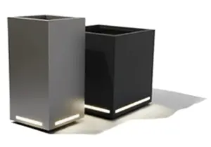 Led Planters With Lighting modern outdoor furnishings