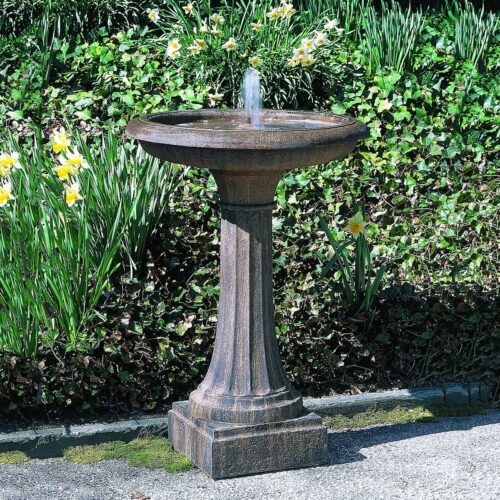 Longmeadow Fountain Material: Cast Stone longmeadow fountain unique garden decor fountains