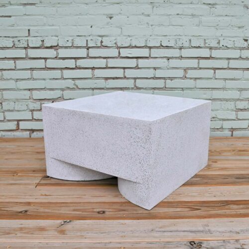Low Brow Table (fiberglass Resin And Aggregate In Natural Stone Finish)
