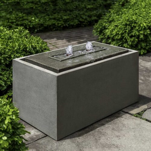 Lutea Fountain (cast Stone In Alpine Stone Finish)