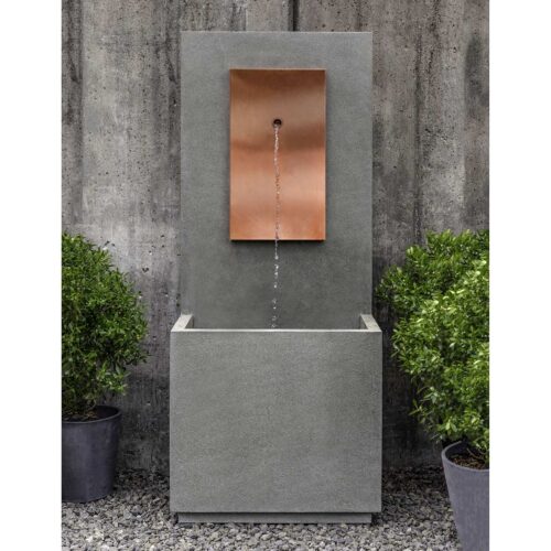 Mc1 Fountain Copper (cast Stone In Alpine Stone Finish)