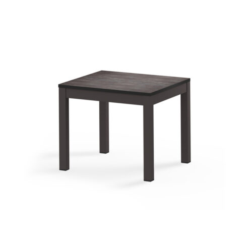 Mg2855 F07 T52 Ekka Side Table Small(hpl), Aluminum Taupe, Hpl Laterite