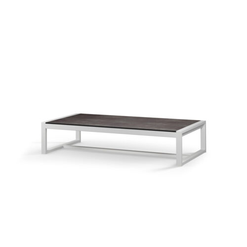 Mg5531 F03 T52 Mono Long Table (hpl), Aluminum White, Hpl Laterite