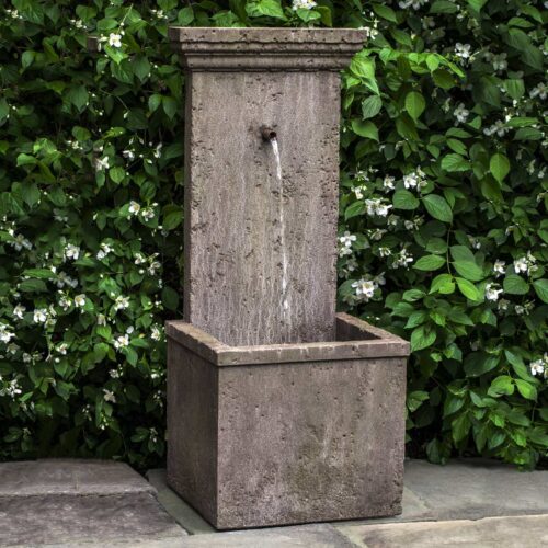 Marais Wall Fountain (cast Stone In Limestone Finish)