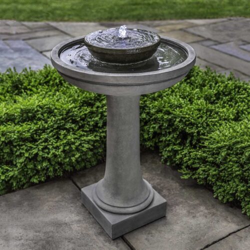 Meridian Fountain (cast Stone In Alpine Stone Finish)