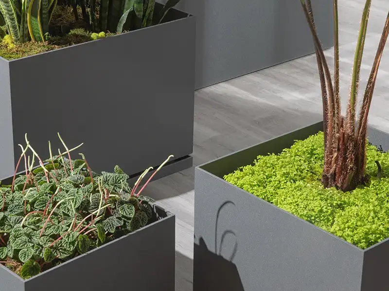 Metal Planter Boxes2 planters