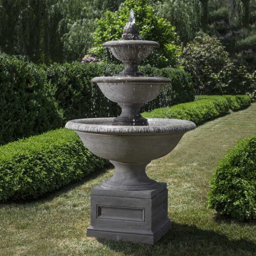 Monteros Fountain (cast Stone In Alpine Stone Finish)
