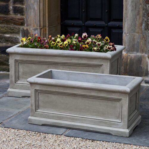Orleans Window Boxes (cast Stone In Alpine Stone Finish) cast stone, garden, traditional, planter, urn