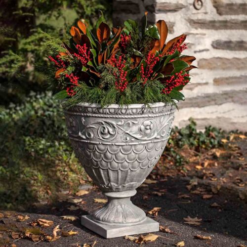 Valadier Urn (cast Stone In Alpine Stone) cast stone, urn, planter, traditional