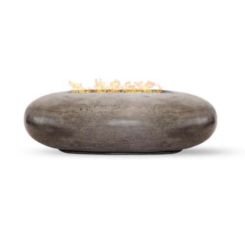 Pebble Fire Pit (glass Fiber Reinforced Cement In Pewter)